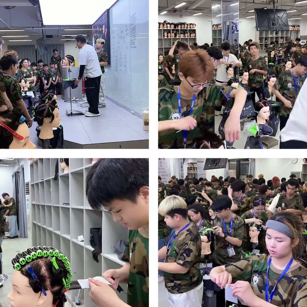 尚艺学院烫染强化班,广州尚艺美发学校