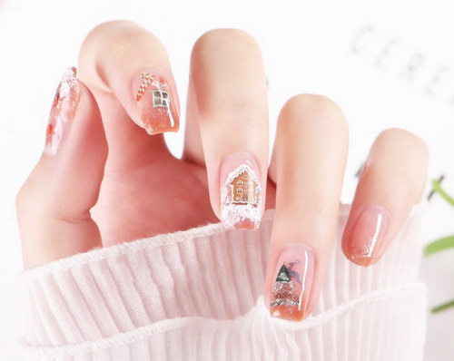 2025十款秋冬圣诞美甲款式推荐